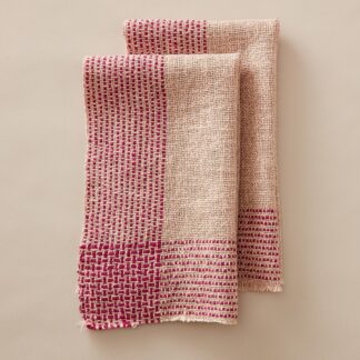 Gist Duet Running Stitch Towels