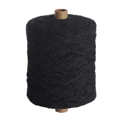 Garnhuset Chenille – Black – SVART