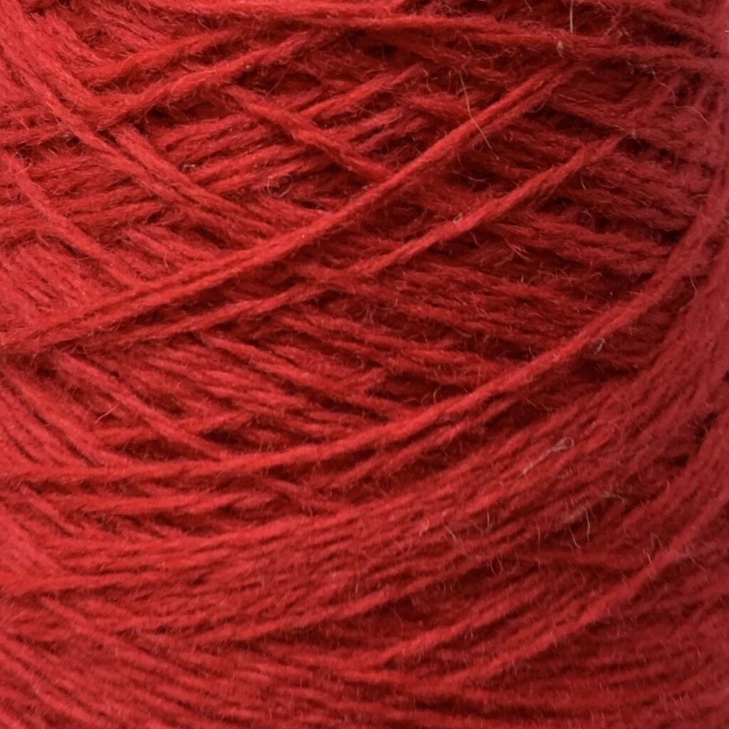 New Lanark Wool 4.8/2 Collection - Cherry - Weaving Yarn