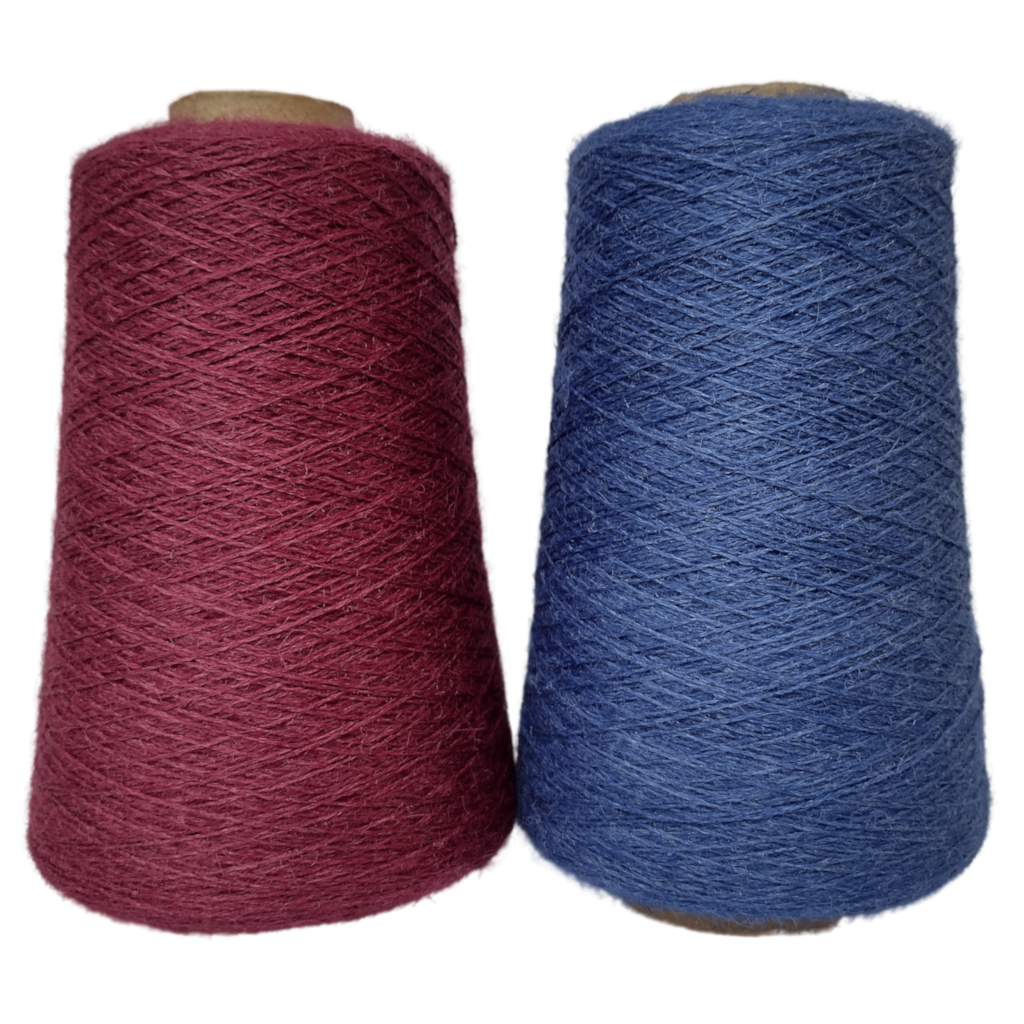 Two cones of Alpaca Silk Yarn