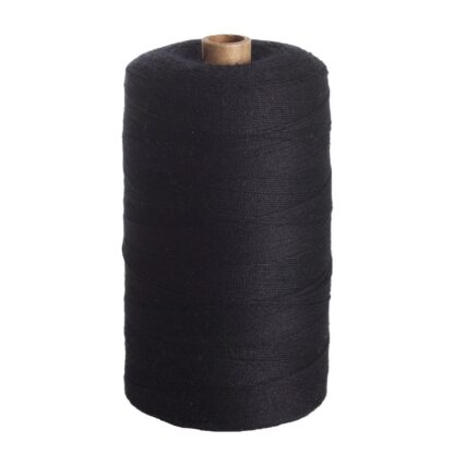 Garnhuset Cotton 8/2 – Black – Svart