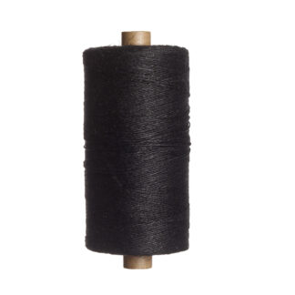 Garnhuset Tow Linen 8/1 - Black - SVART