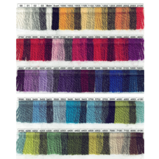 Digital Colour Card – Garnhuset Wool 6/2 Digital Colour Card - Garnhuset Wool 6/2