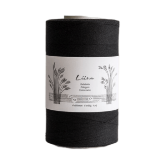 Liina Kalalanka Cotton 20/6 – Black – 80 Liina Kalalanka Cotton 20/6 - Black - 80