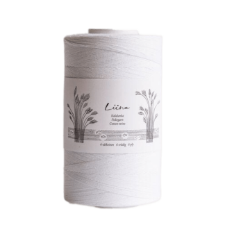 Liina Kalalanka Cotton 20/6 – Bleached White – 10 Liina Kalalanka Cotton 20/6 - Bleached White - 10
